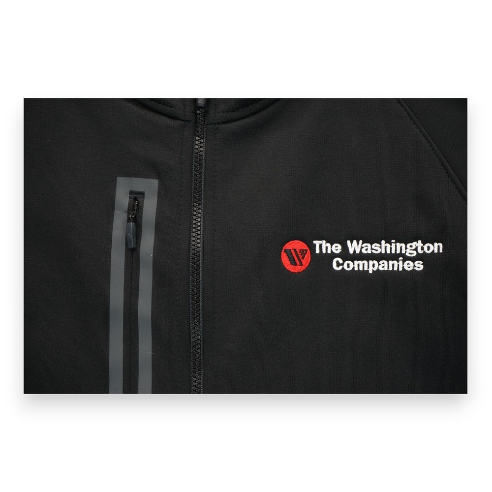 NWT North Face Canyon Flats Jacket Fleece Mens Medium Washington Companies Logo - Picture 4 of 7